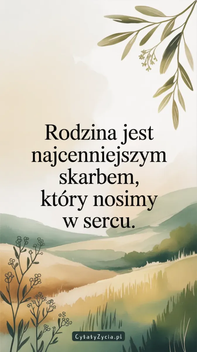 Cytaty Rodzinie Wsparcie – cytat o wsparciu i dodawaniu otuchy.