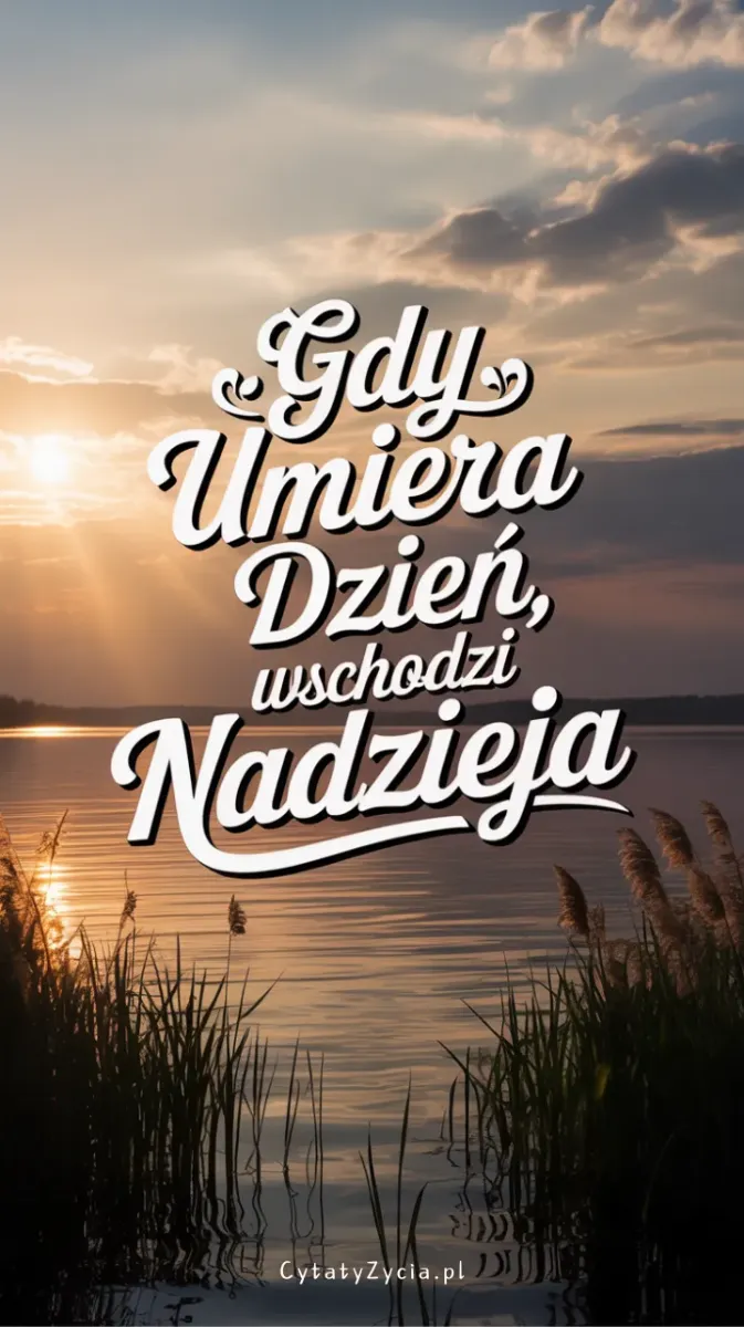 „Echa śmiertelności w cichej jutrzence”