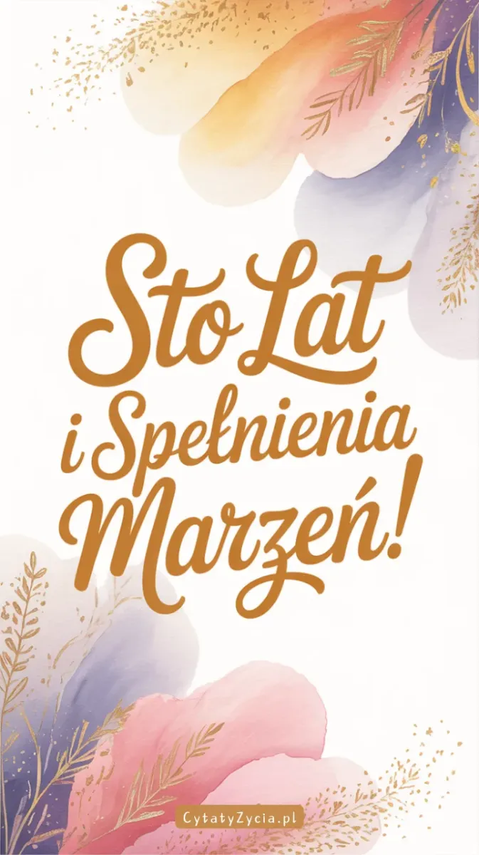 Grafika z serdecznymi, „prosto z serca” życzeniami urodzinowymi dla kolegi.