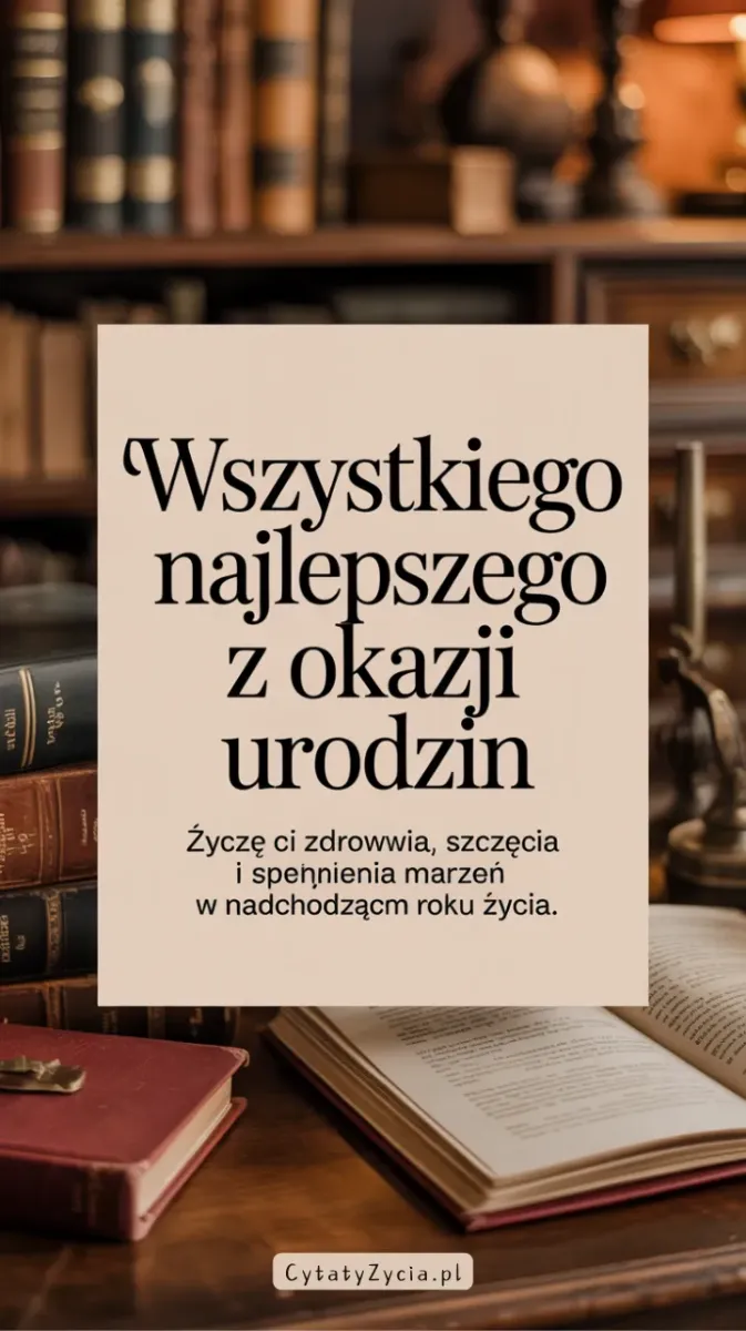 „Kolorowa karta urodzinowa z życzeniami dla bliskiego mężczyzny.”