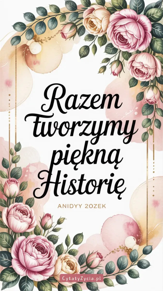 Szczęśliwa para świętująca rocznicę ślubu.