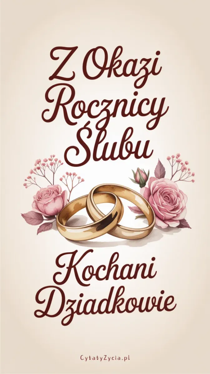 Złoty baner rocznicowy dumnie wyeksponowany w miejscu uroczystości ślubnej.