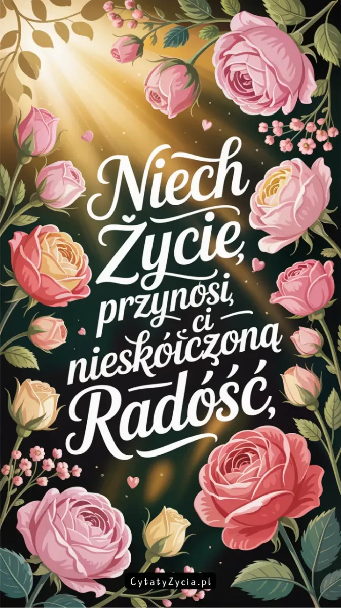 „Serdeczne i ciepłe życzenia urodzinowe dla mamy w formie grafiki.”