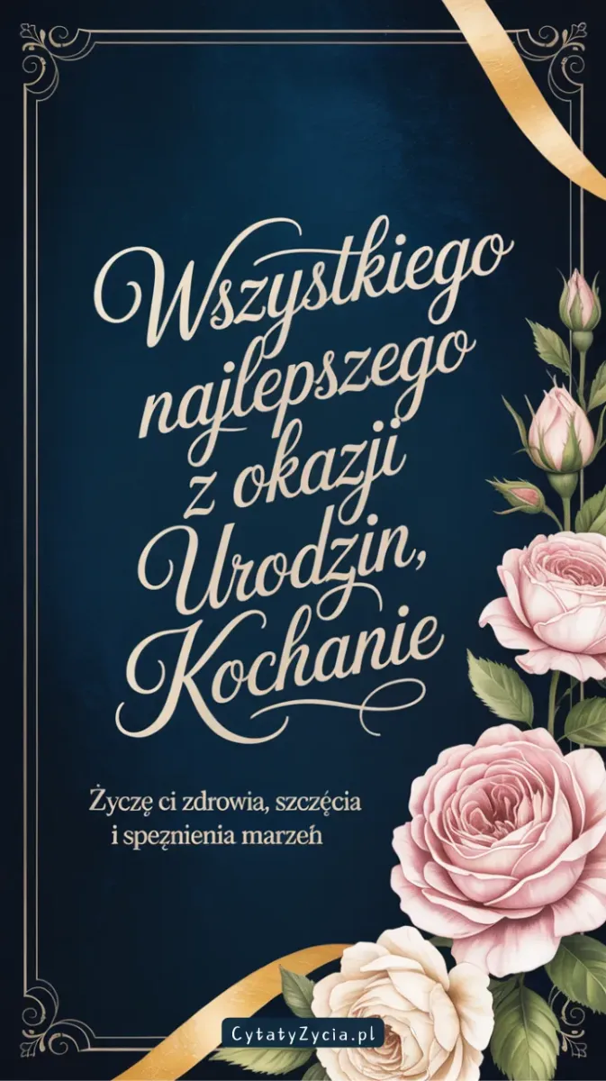 Kolacja z mężem i toast urodzinowy