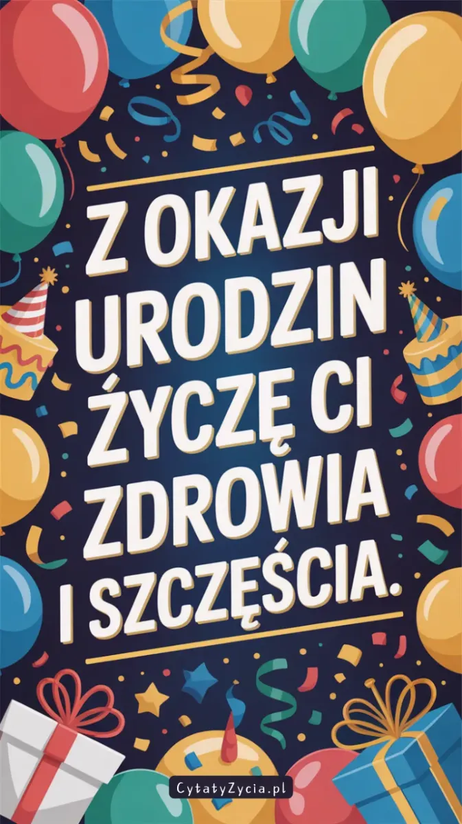 Smartfon wyświetlający cyfrową kartkę urodzinową